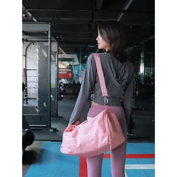 Large Gym Bag with Shoe Compartment