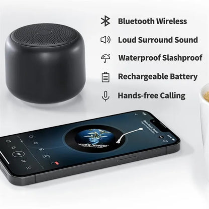 Portable Waterproof Bluetooth Speakers with Loud Sound