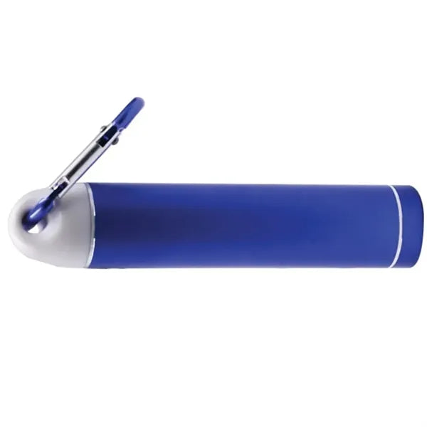 2200 mAh Aluminum Power Bank with Carabiner