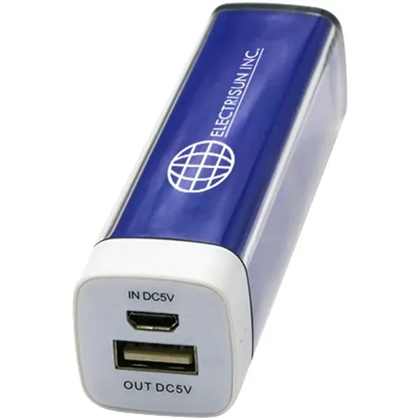 2200 mAh UL Certified Translucent Power Bank