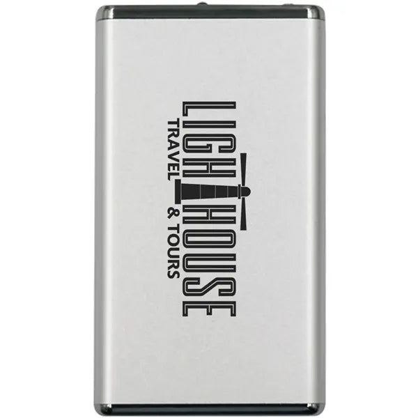 3000 mAh UL Certified Aluminum Slim Power Bank