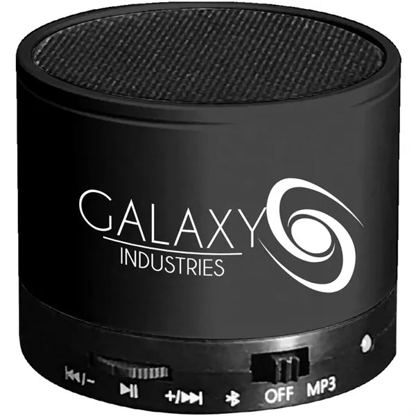 Circular Pocket Bluetooth Steel Speaker