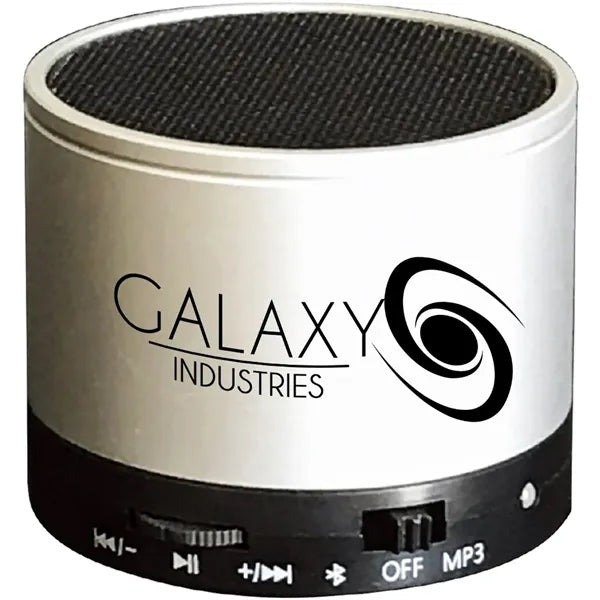 Circular Pocket Bluetooth Steel Speaker
