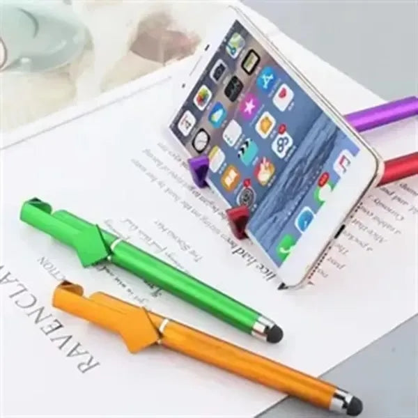3 in 1 Stylus Gel Pen with Phone Stand Function
