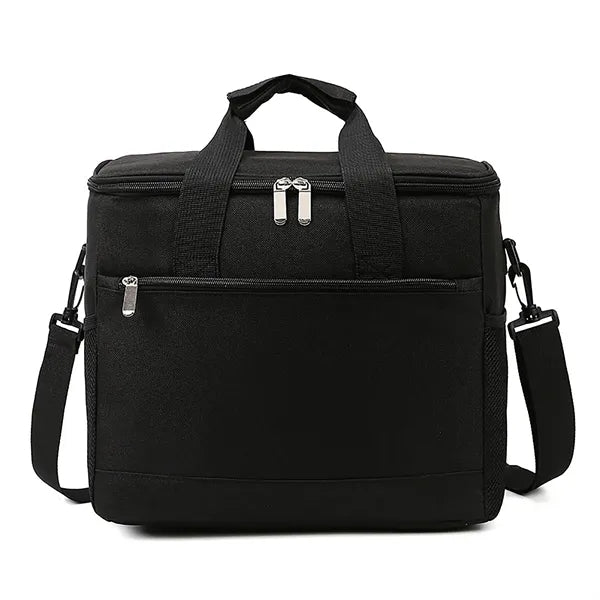 33L Oxford Insulated Lunch Picnic Cooler Handbag With Strap