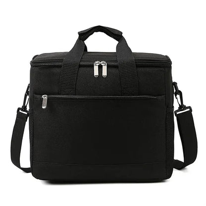 33L Oxford Insulated Lunch Picnic Cooler Handbag With Strap
