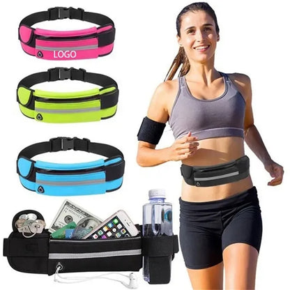 Waterproof Running Belt Waist Pack Bag 15.75" L x 4" W