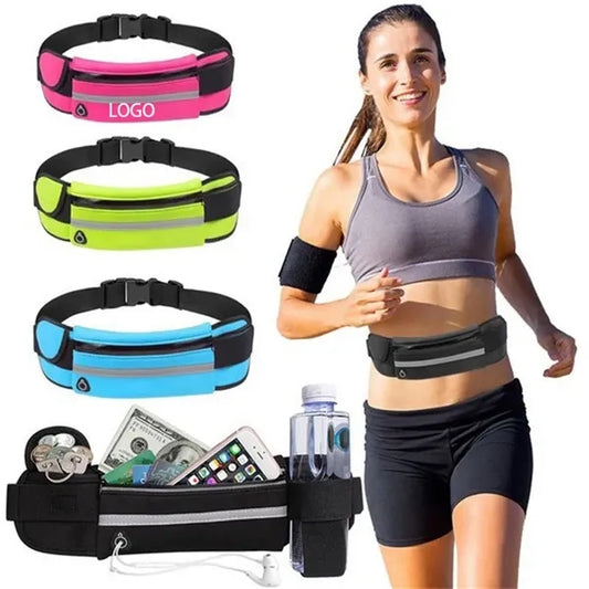 Waterproof Running Belt Waist Pack Bag 15.75" L x 4" W