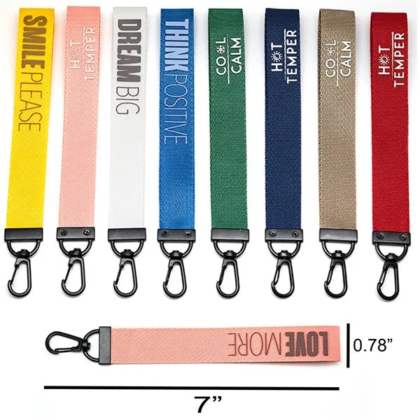 Classical Webbing Wristband Key chains