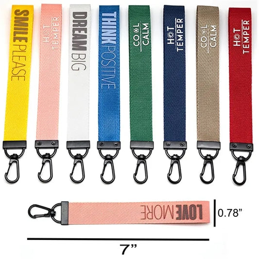Classical Webbing Wristband Key chains