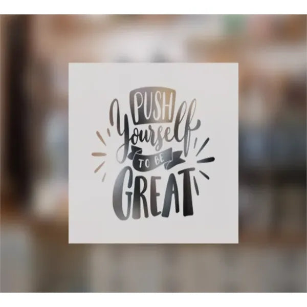 Cut-Out Frosted Decals  (12" x 12")