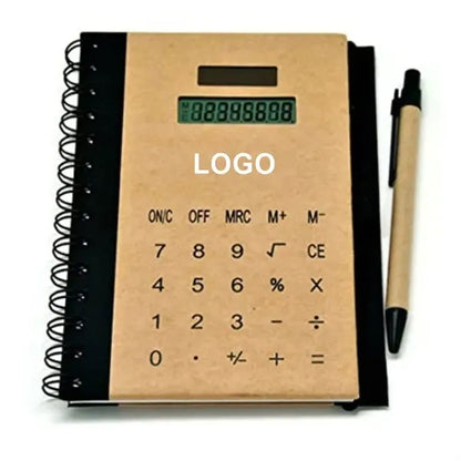 Solar Calculator NoteBook with Pen