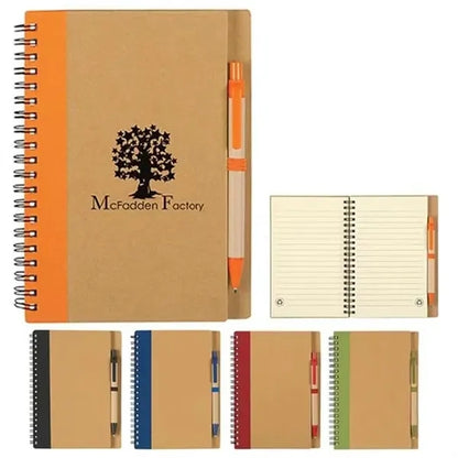 Kraft Notebook With Pen