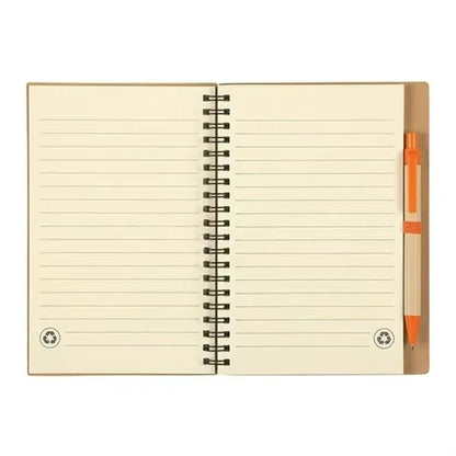 Kraft Notebook With Pen