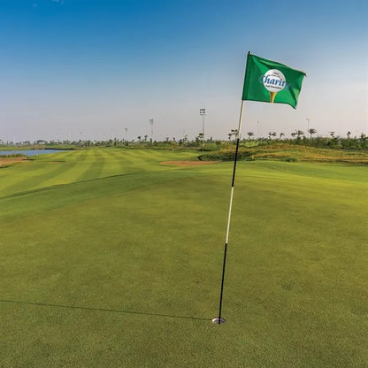 14" x 20" Custom Double Sided Golf Flag with Tube