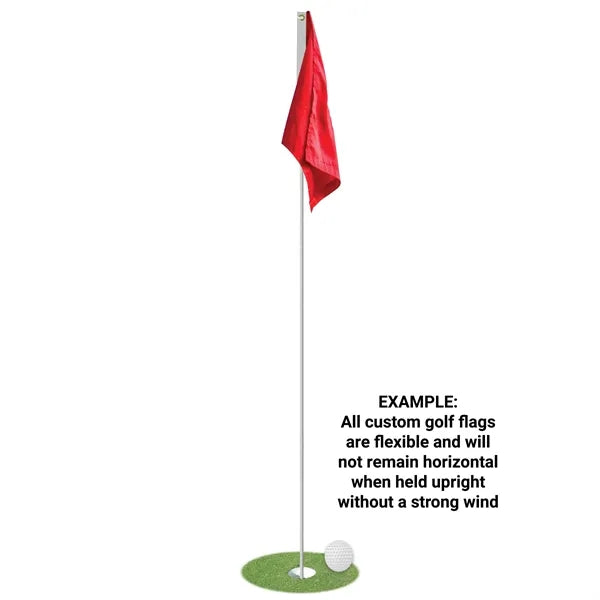 14" x 20" Double Sided Golf Flag with Heading and Grommets