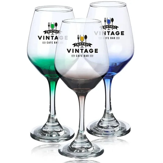 11 oz. Brunello Color Hue Wine Goblets