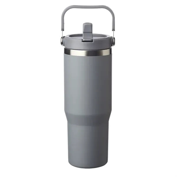 30 oz. Bronx Stainless Travel Mug with Carrying Handle