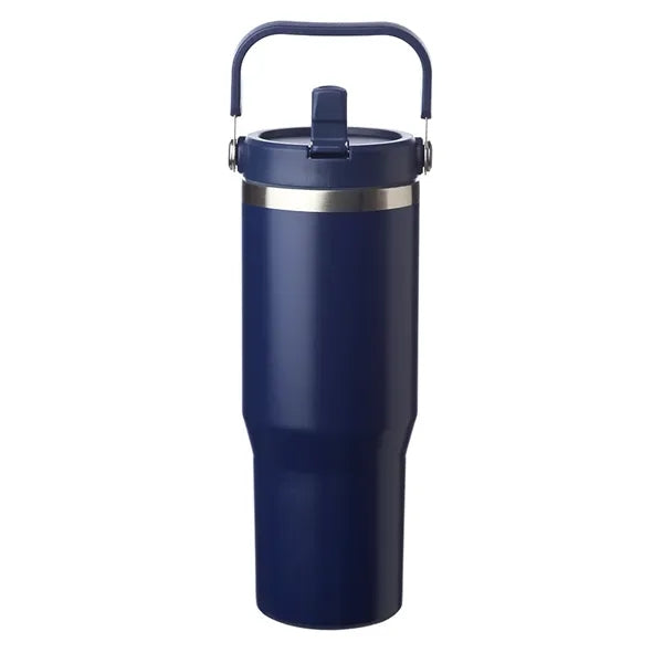 30 oz. Bronx Stainless Travel Mug with Carrying Handle