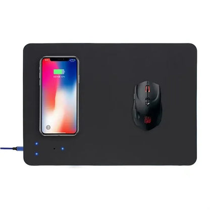 PU Wireless Charger Mouse Pad