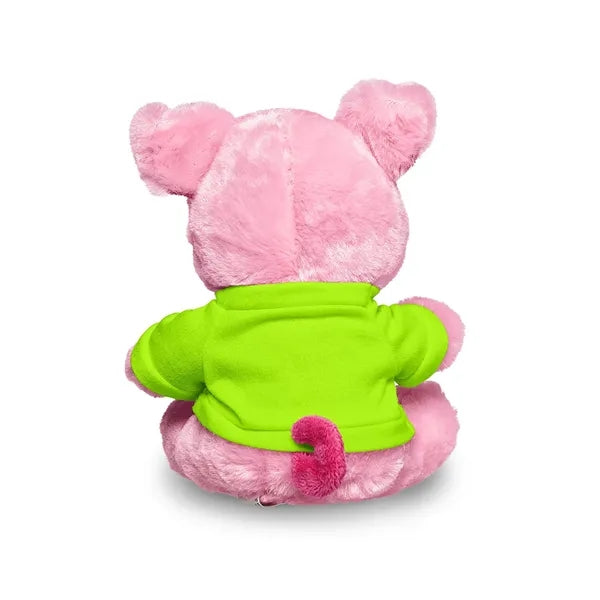 7" Plush Pig With T-Shirt