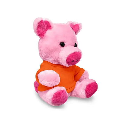 7" Plush Pig With T-Shirt