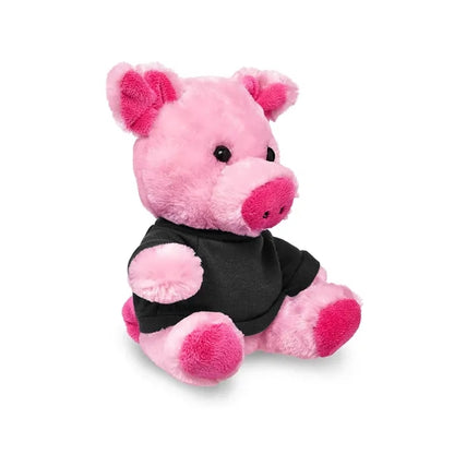 7" Plush Pig With T-Shirt