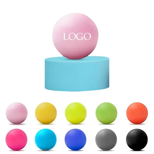 2.5 Inch Silicone Yoga Massage Ball - Multi-Color Options