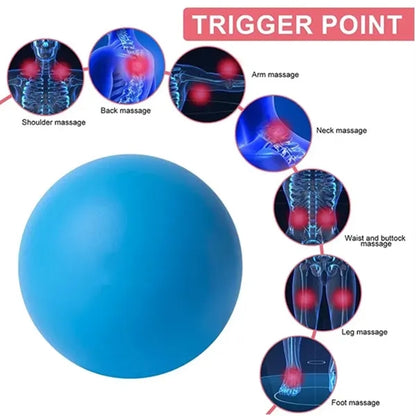 2.5 Inch Silicone Yoga Massage Ball - Multi-Color Options