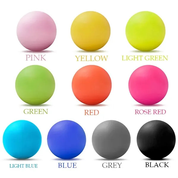 2.5 Inch Silicone Yoga Massage Ball - Multi-Color Options