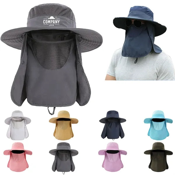 Fishing Hat With Mask Sun Protection