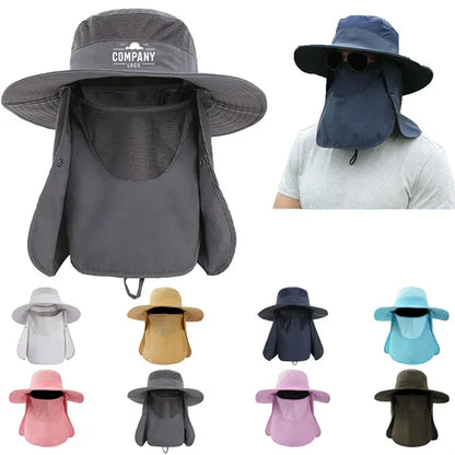 Fishing Hat With Mask Sun Protection