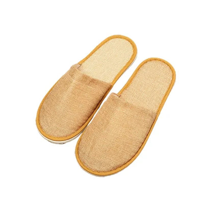 Disposable Linen Slipper For Indoor