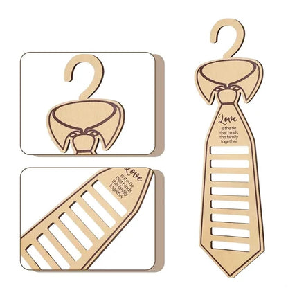Father's Day Wooden Tie Hangers