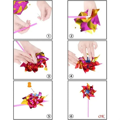 Rainbow Pinwheel