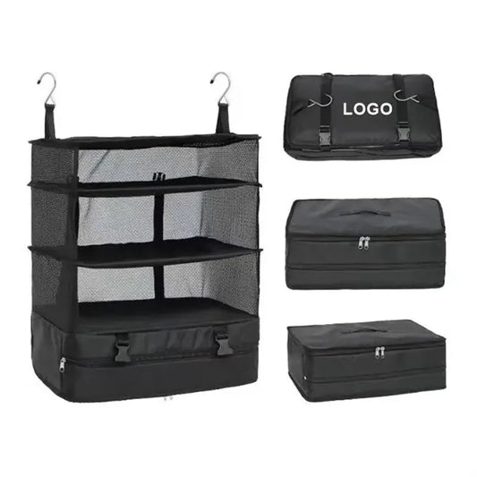 Travel Luggage Organizer Hanging Shelves