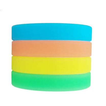 Light Up Luminous Silicone Wristbands Glow Rubber Bracelet