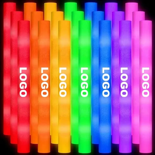 Colorful LED Light Up Foam Glow Sticks