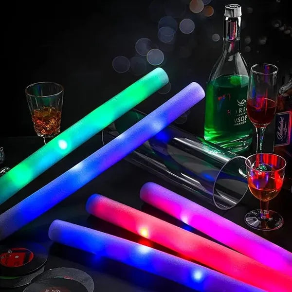 Colorful LED Light Up Foam Glow Sticks