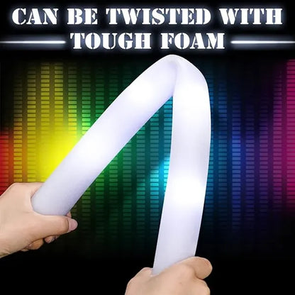 Colorful LED Light Up Foam Glow Sticks