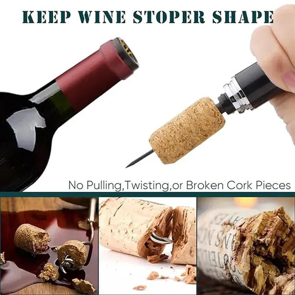 2 in 1 Air Pressure Wine Opener