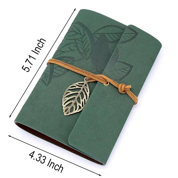 Refillable Loose Leaf Leather Notebook