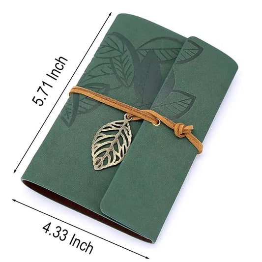 Refillable Loose Leaf Leather Notebook