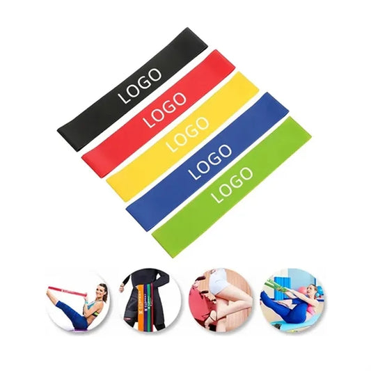 5pcs Resistance Loop Exercise Bands with Carry Bag