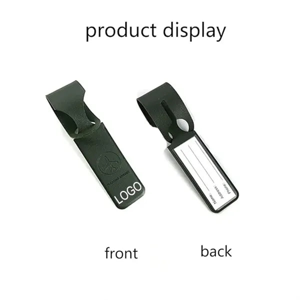 Premium PU Leather Luggage Tag