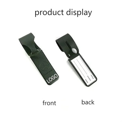 Premium PU Leather Luggage Tag