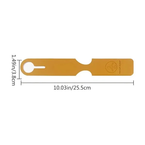 Premium PU Leather Luggage Tag