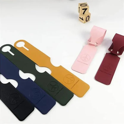 Premium PU Leather Luggage Tag