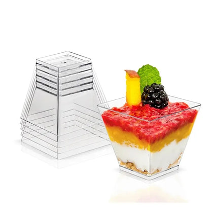 7OZ Disposable Clear Plastic Dessert Shooter