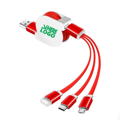 Portable 3-port Charger cable
